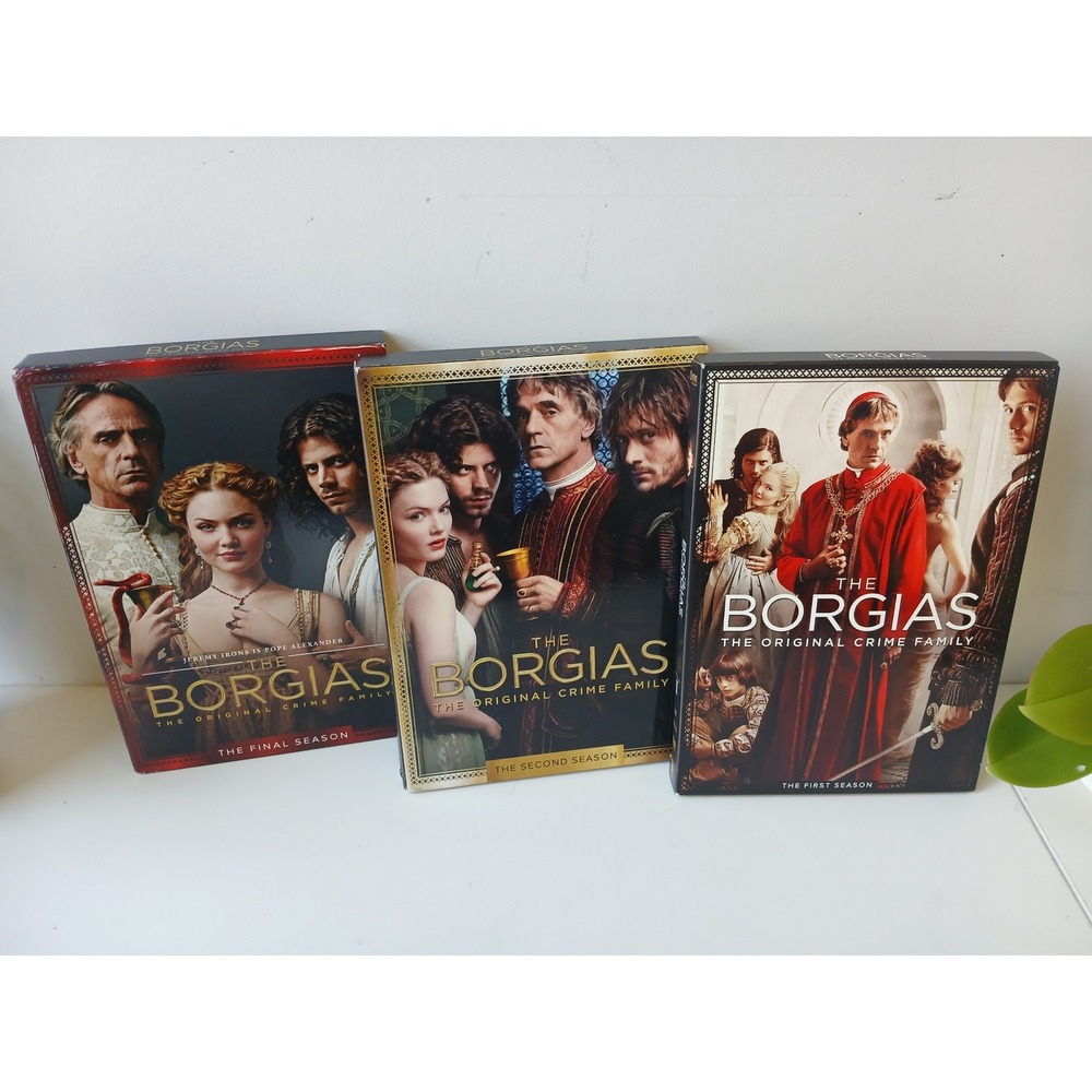 The Borgias Complete Series DVD Set Seasons 1 2 & Final Season Jeremy Irons